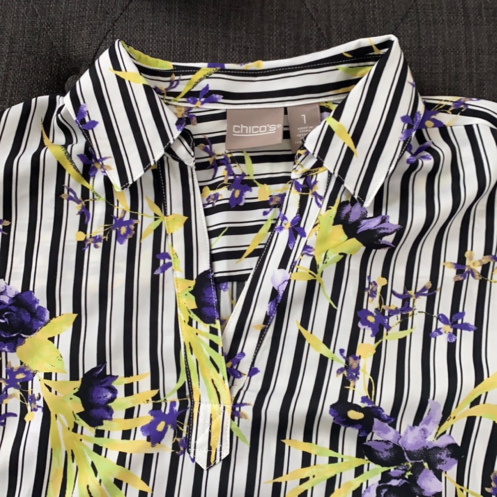 Chico’s flowery tunic